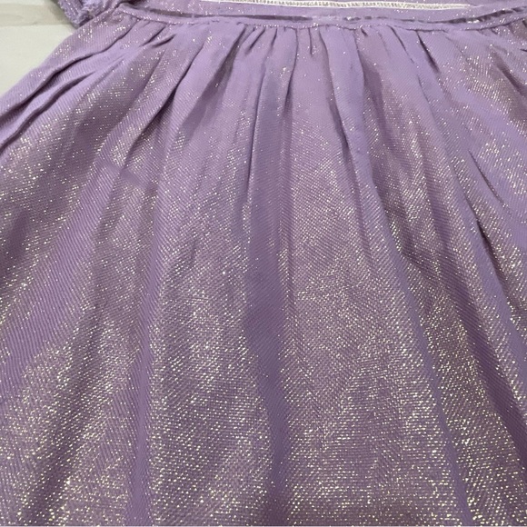NWT Peek Girl’s Size 8 Dress Purple Gold Shimmer
Short Sleeves Metallic Easter - Picture 3 of 9